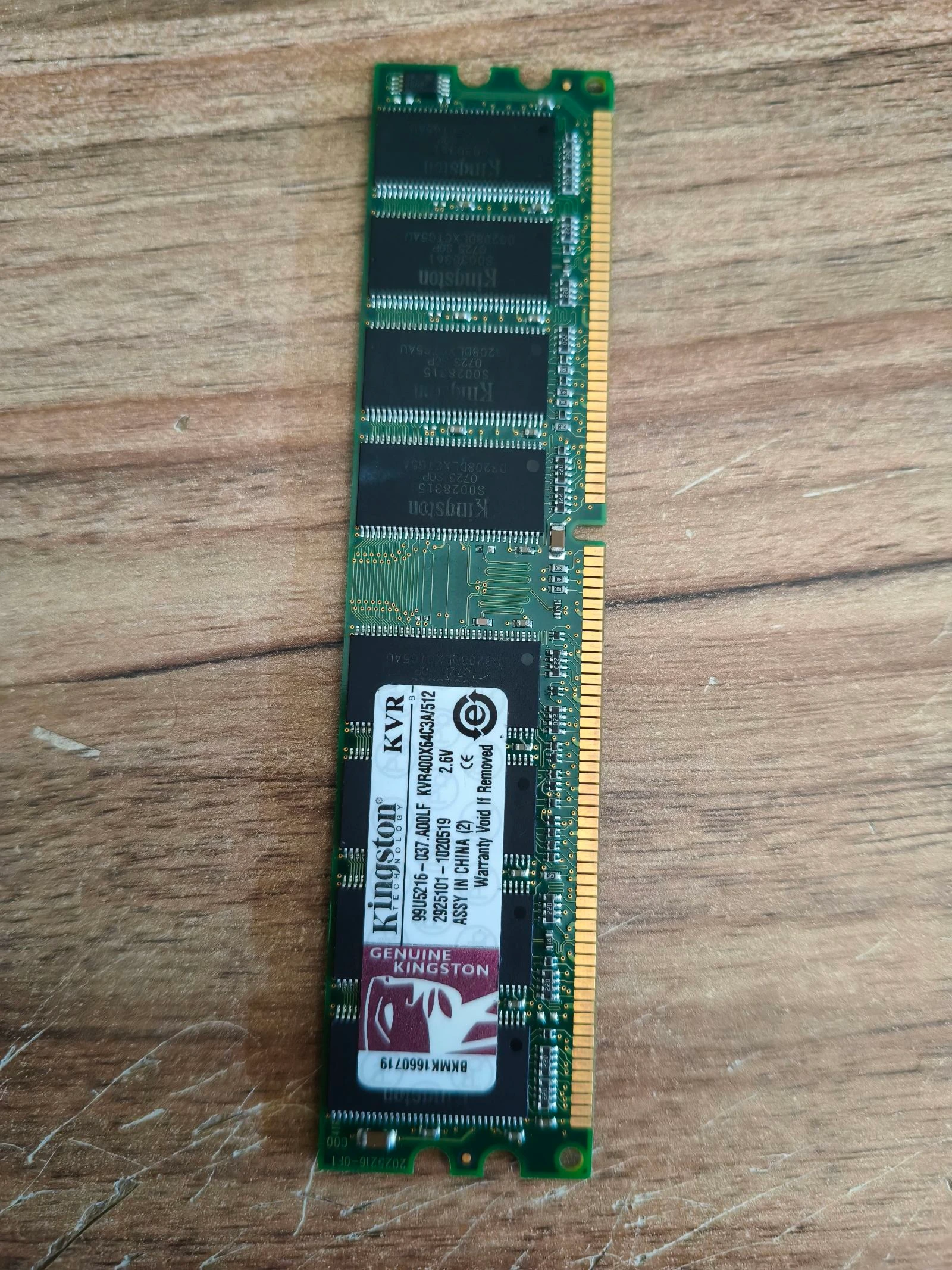 Mémoire ram kingston 512 mb